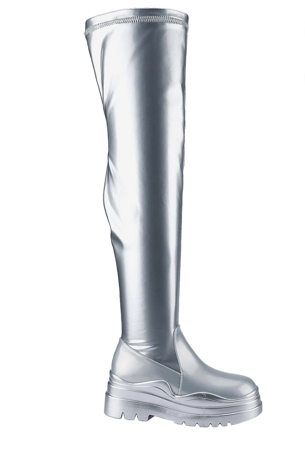 Silver boots