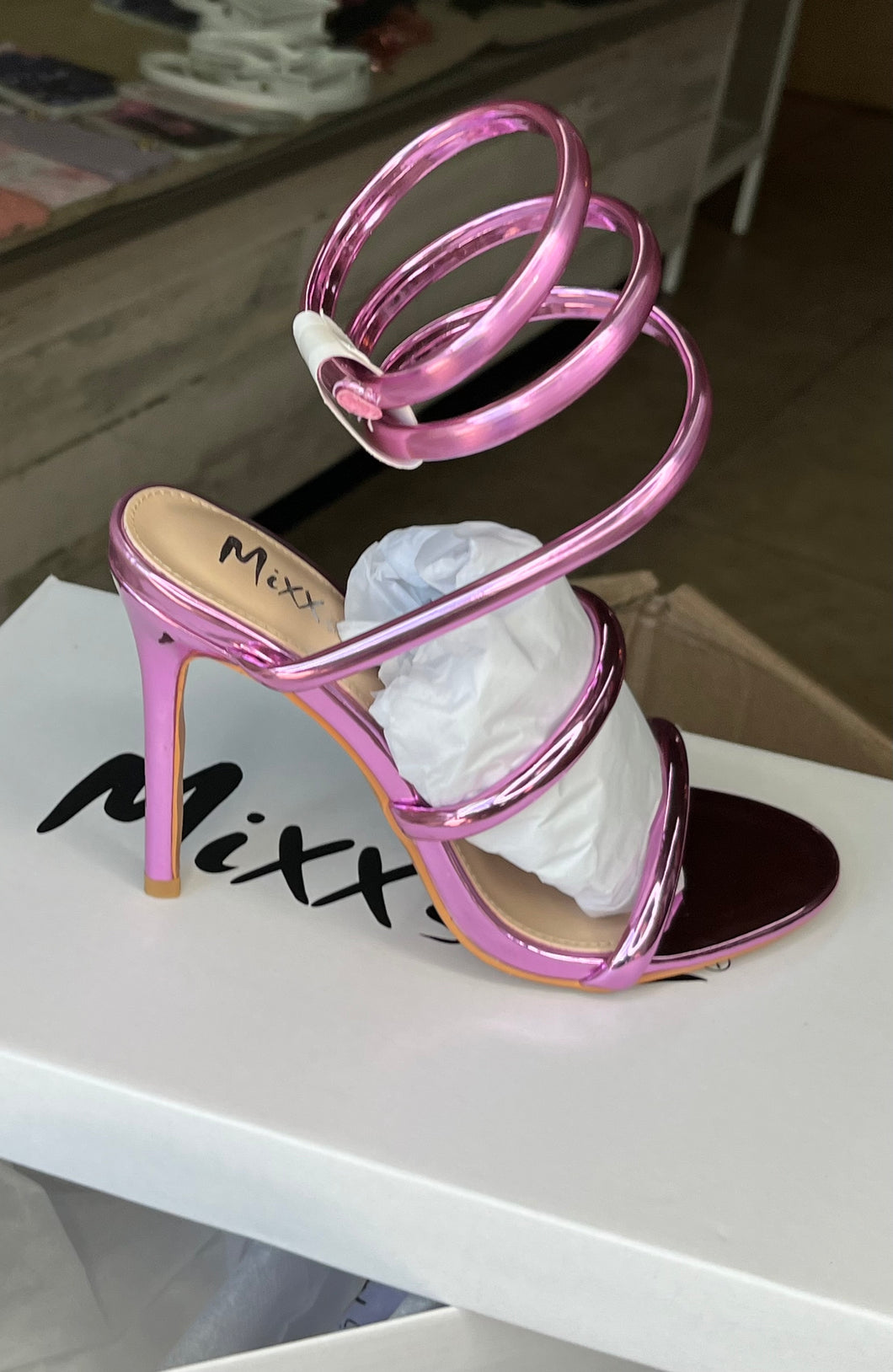 Kassie pink heels