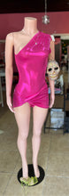 Load image into Gallery viewer, Metallic body skirt set
