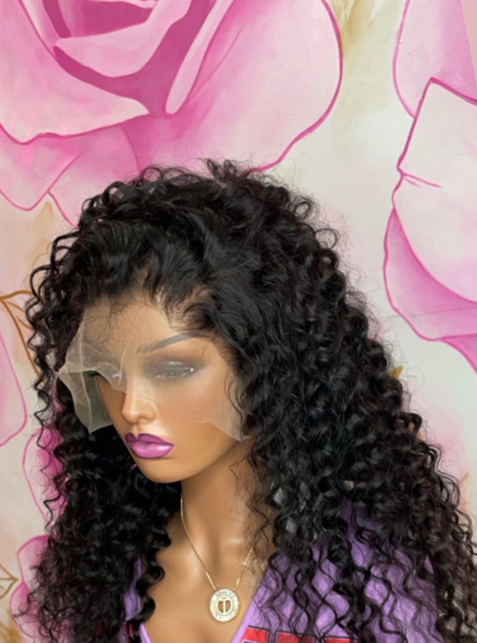 Brazil curl frontal wig